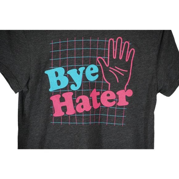 Local Celebrity Hater Tee Shirt Size L Hi/Bye from Journeys T-Shirt - Picture 3 of 7
